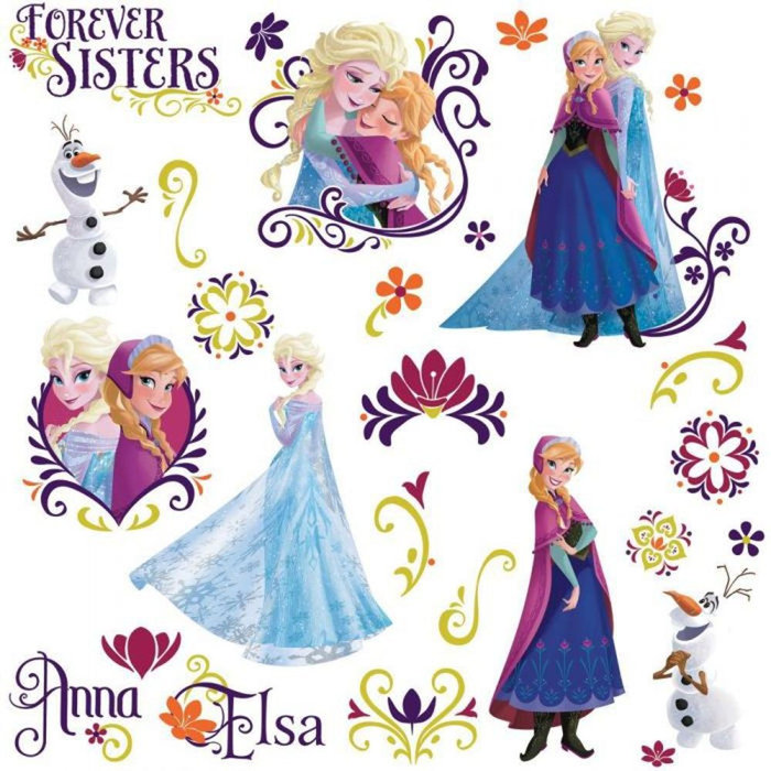 Frozen Disney Frozen Wall Sticker Wayfair.co.uk